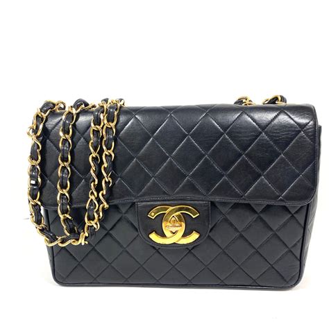 chanel bag jumbo caviar|Large classic handbag, Grained calfskin & gold.